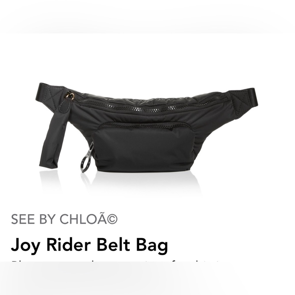 See By Chloe Joy Rider Belt Bag. Black.